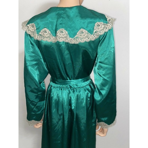 Victoria's Secret Victorian Robe Emerald Green - Picture 10 of 11